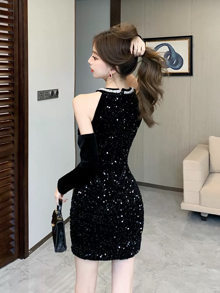 Take me on a vacay sequin dress FBC447 images